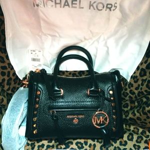 Michael Kors Small Black Leather Bag